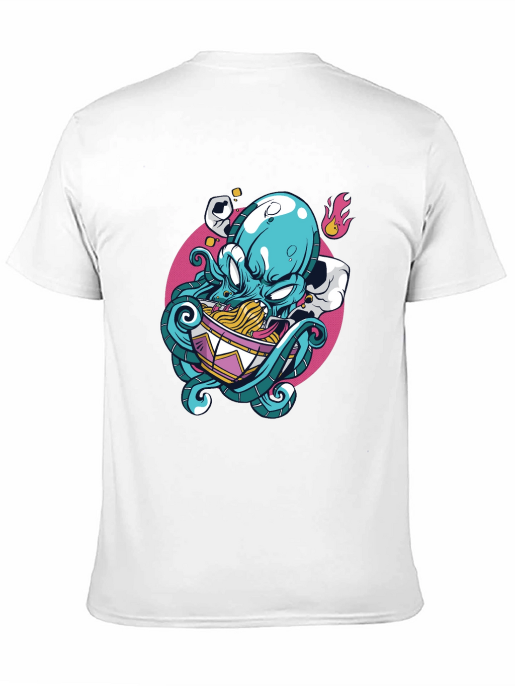 Octopus Ramen Graphic Tee - Unique Design