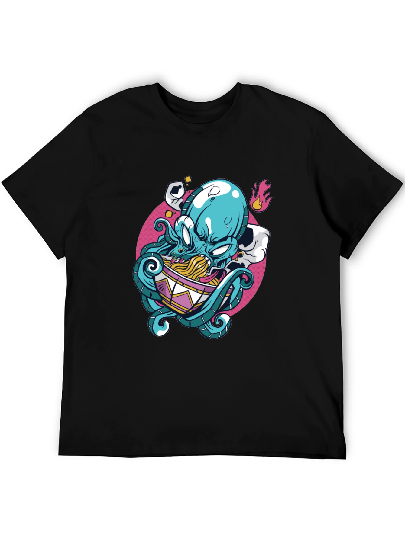 Octopus Ramen Graphic Tee - Unique Design