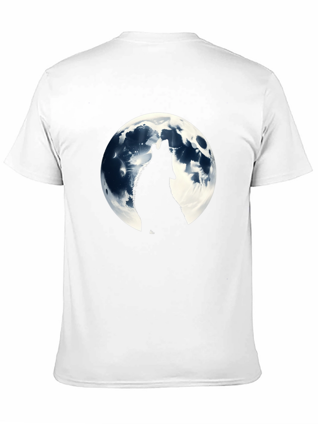 Wolf Moon Graphic T-Shirt - Black
