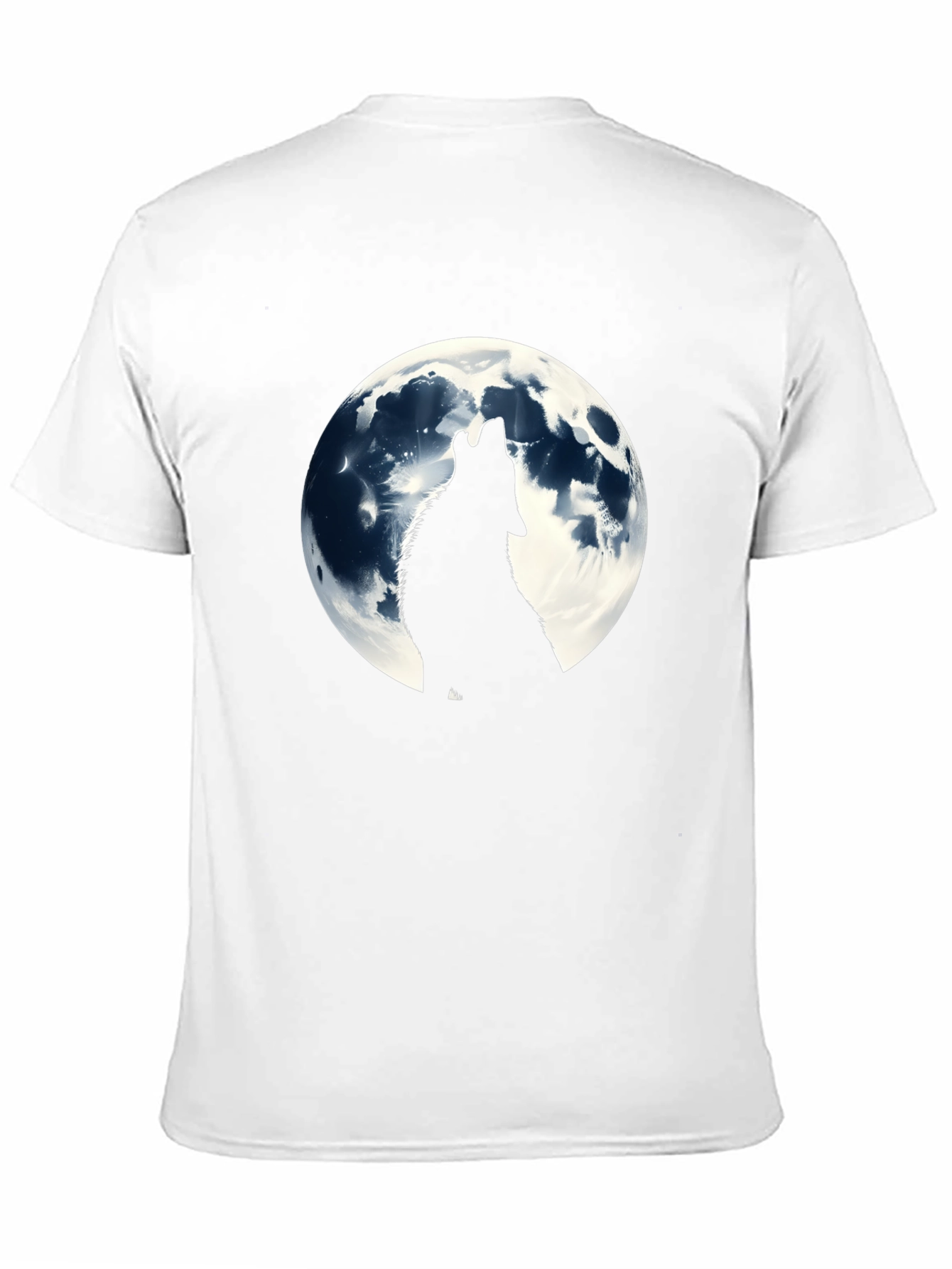 Wolf Moon Graphic T-Shirt - Black