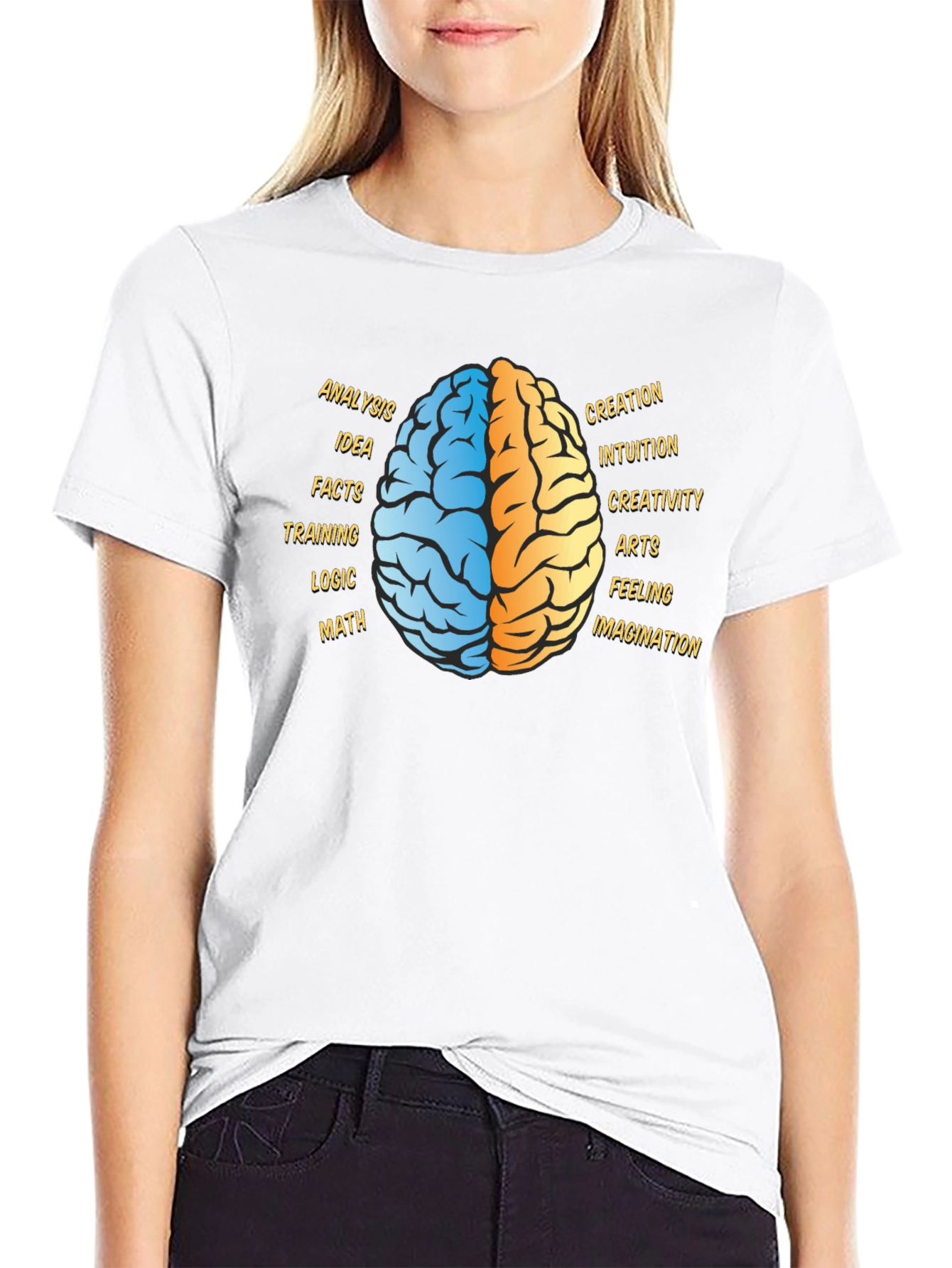 Brain Power T-Shirt: Analysis vs. Creativity