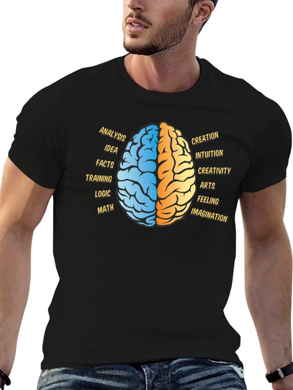 Brain Power T-Shirt: Analysis vs. Creativity