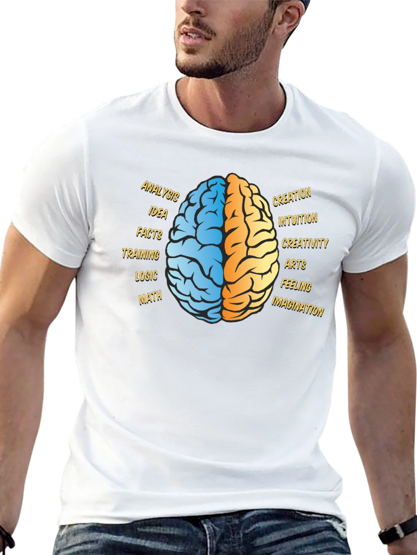 Brain Power T-Shirt: Analysis vs. Creativity