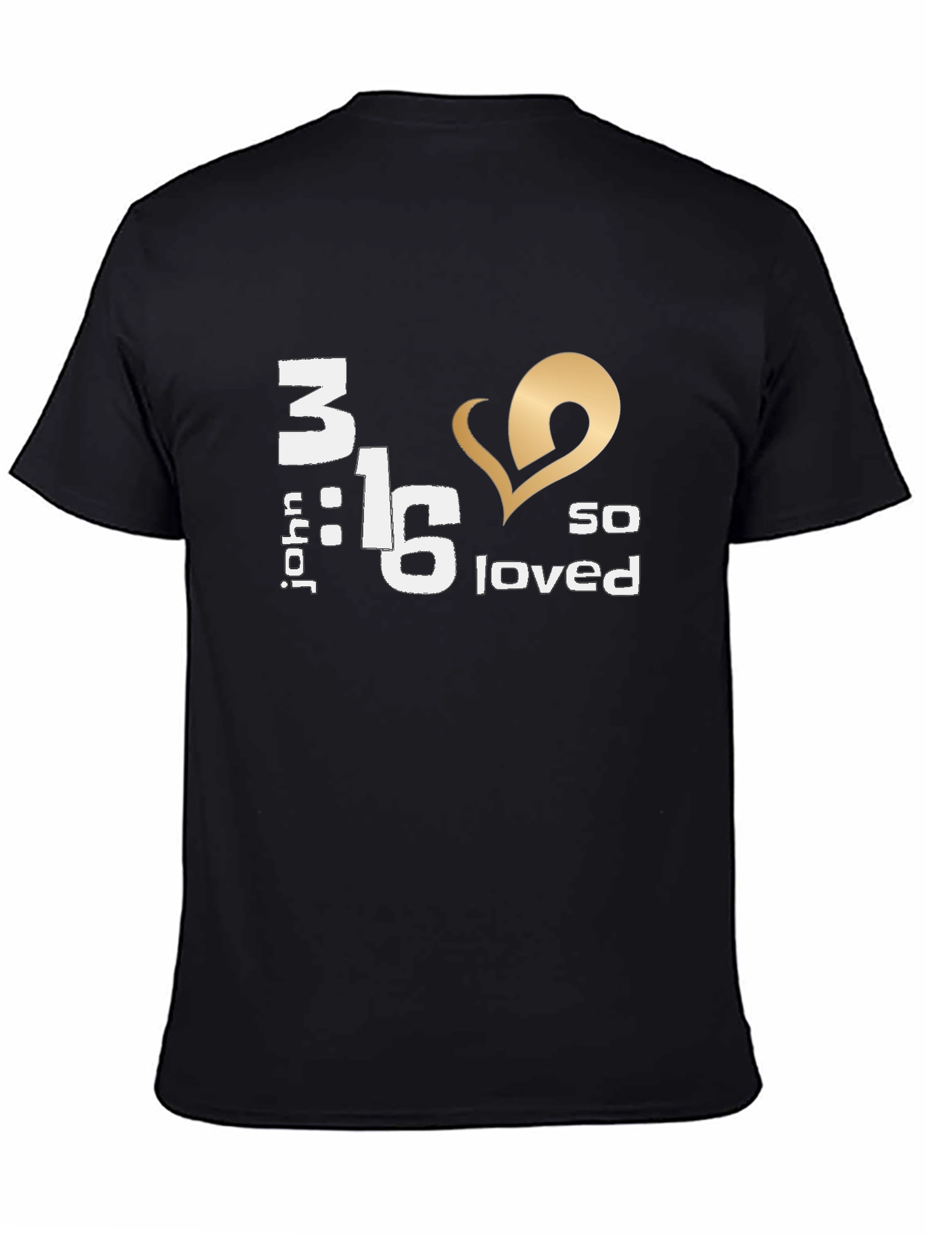 John 3:16 So Loved Graphic Tee