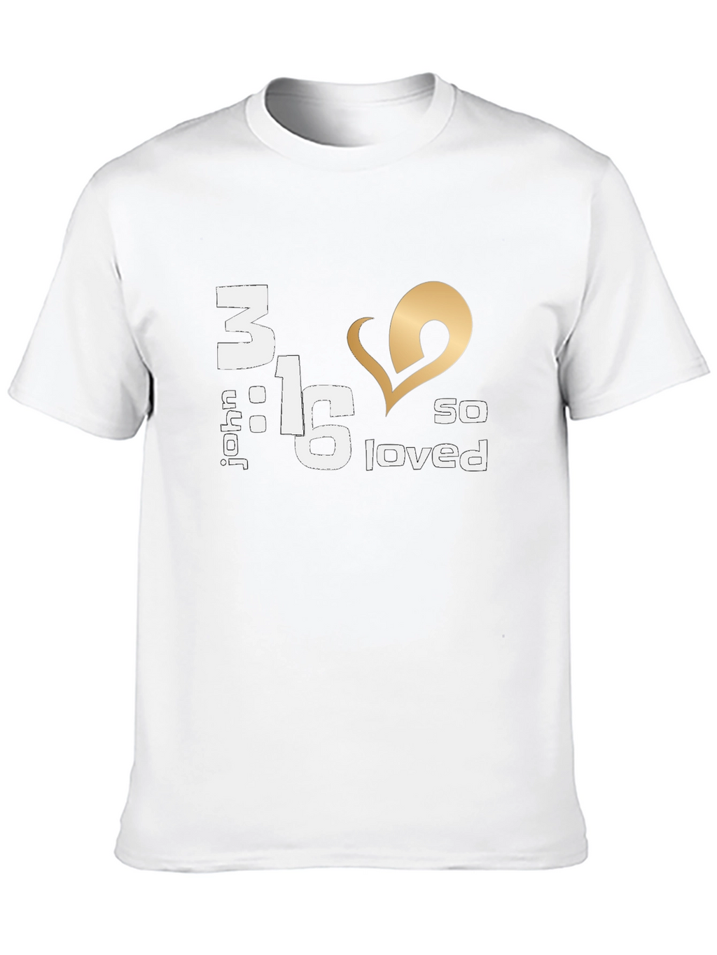 John 3:16 So Loved Graphic Tee