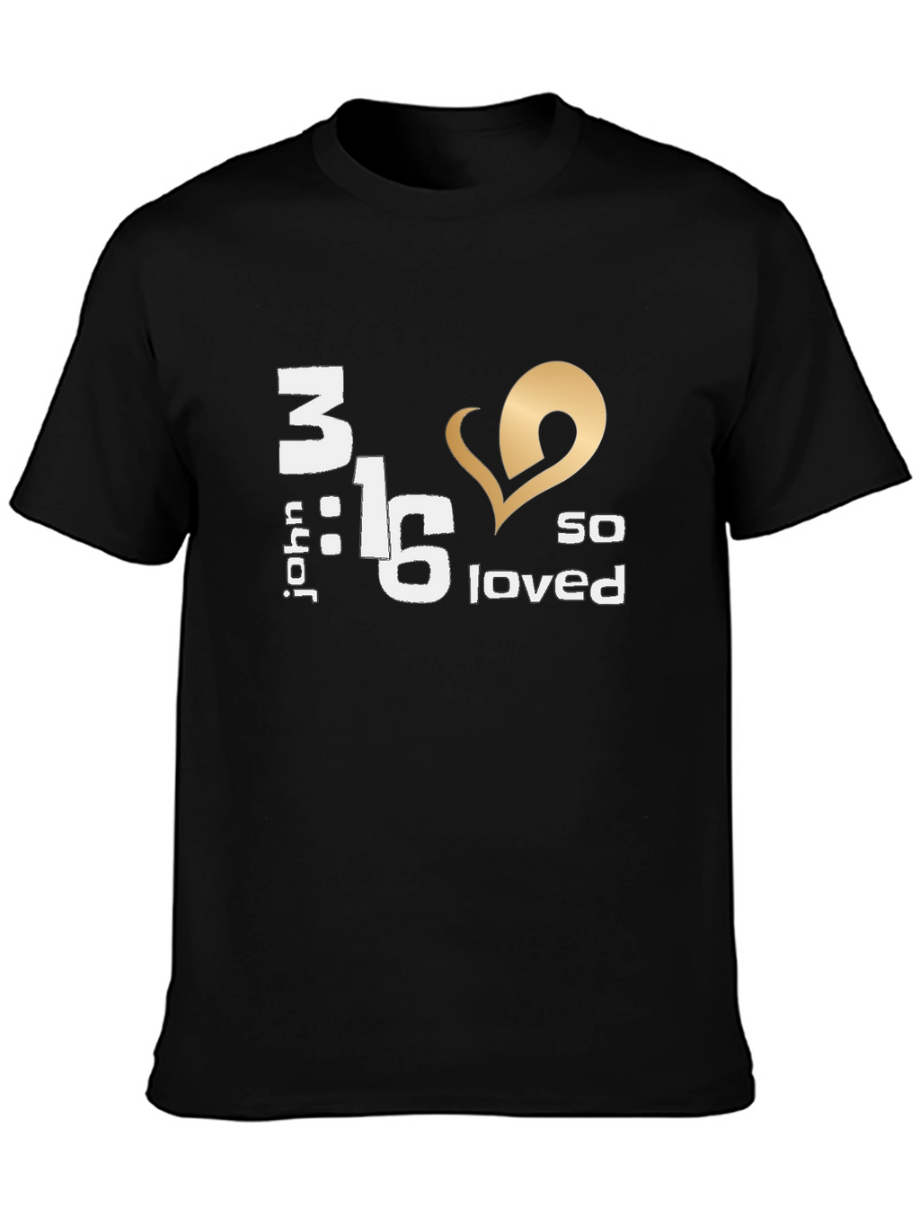John 3:16 So Loved Graphic Tee
