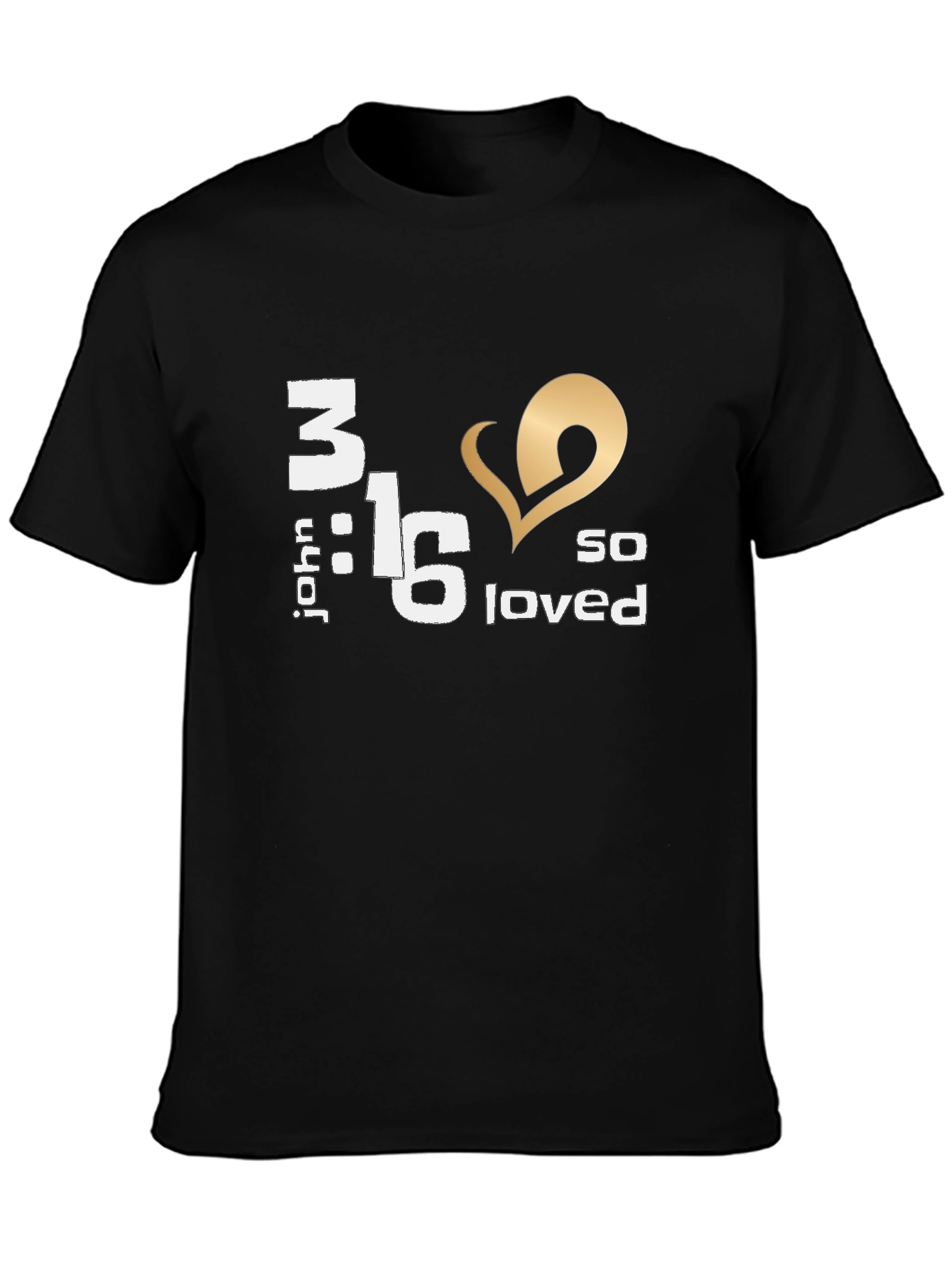 John 3:16 So Loved Graphic Tee