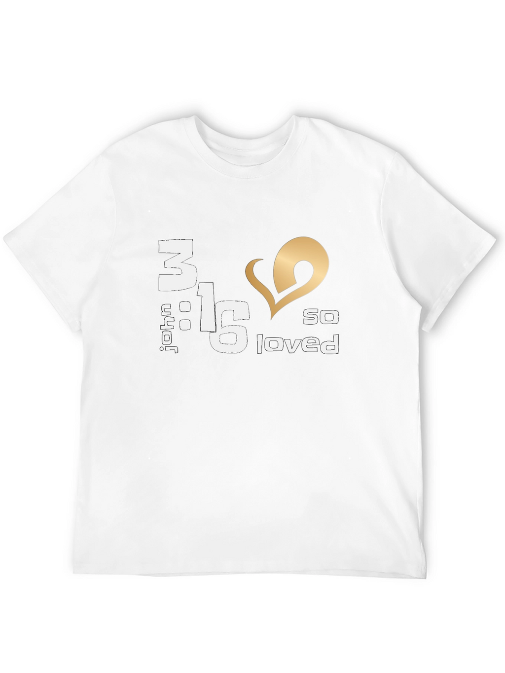 John 3:16 So Loved Graphic Tee