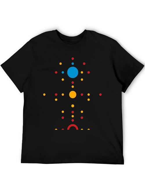 Abstract Dot Pattern Tee