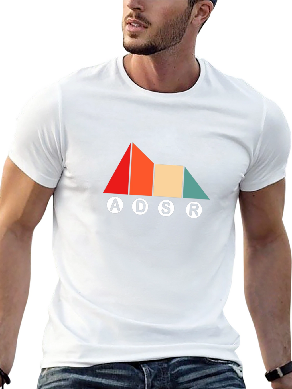 ADSR Graphic T-Shirt - Musician Synth Design