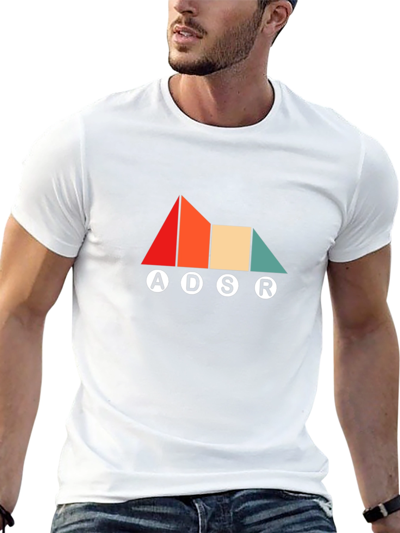 ADSR Graphic T-Shirt - Musician Synth Design