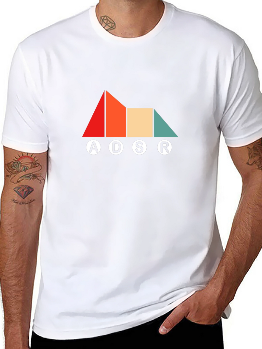 ADSR Graphic T-Shirt - Musician Synth Design