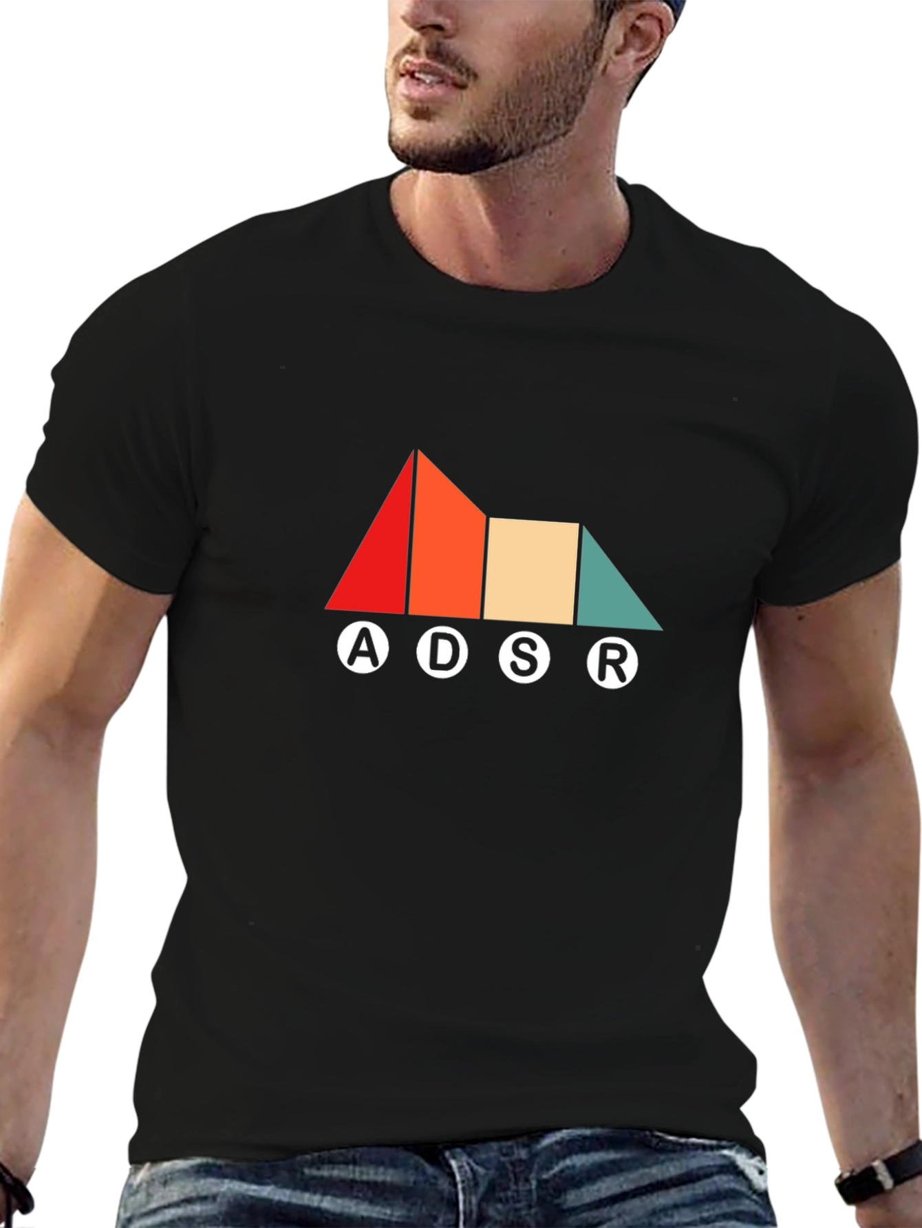 ADSR Graphic T-Shirt - Musician Synth Design