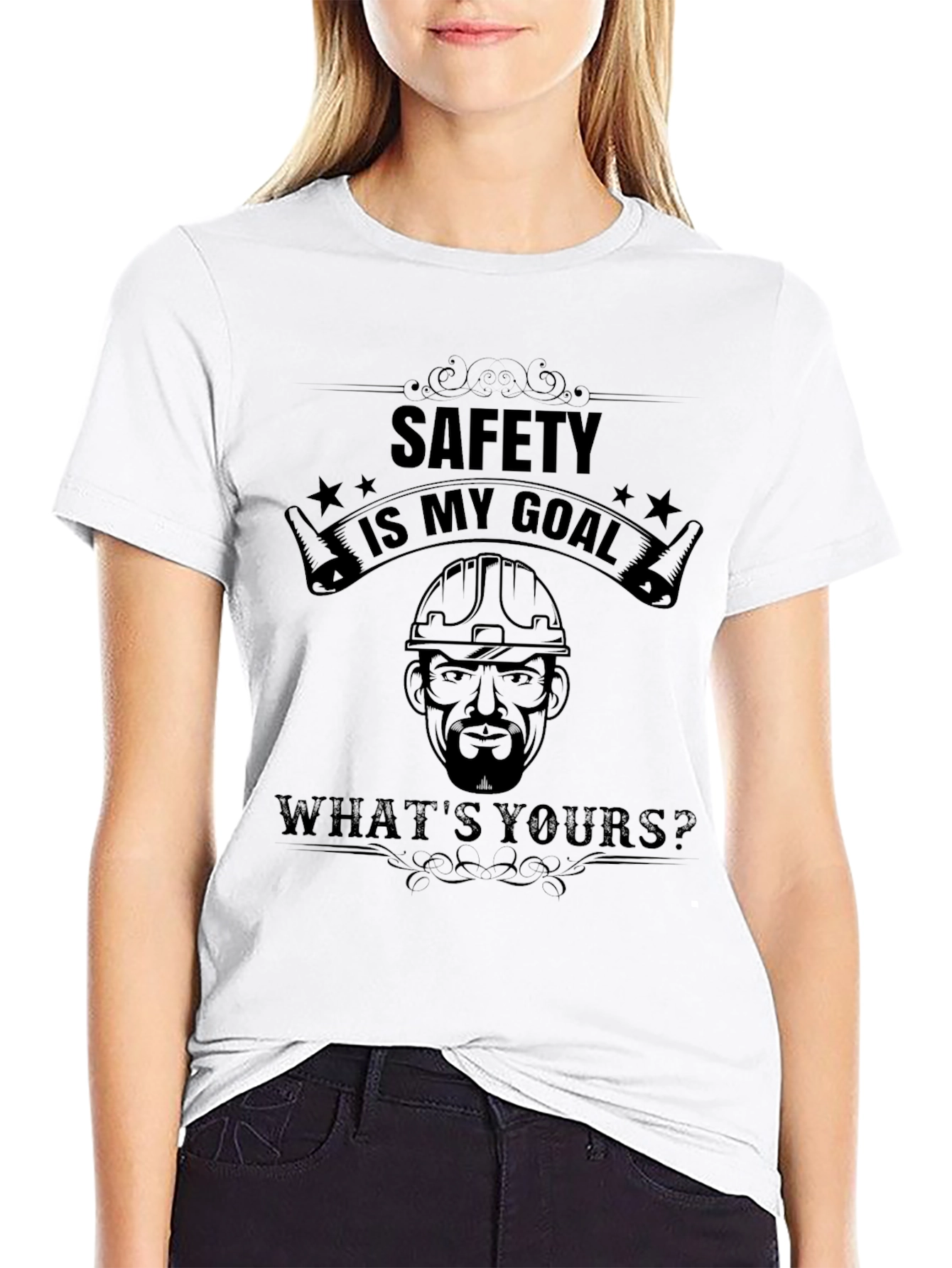 Safety Goal T-Shirt: Construction Worker Tee