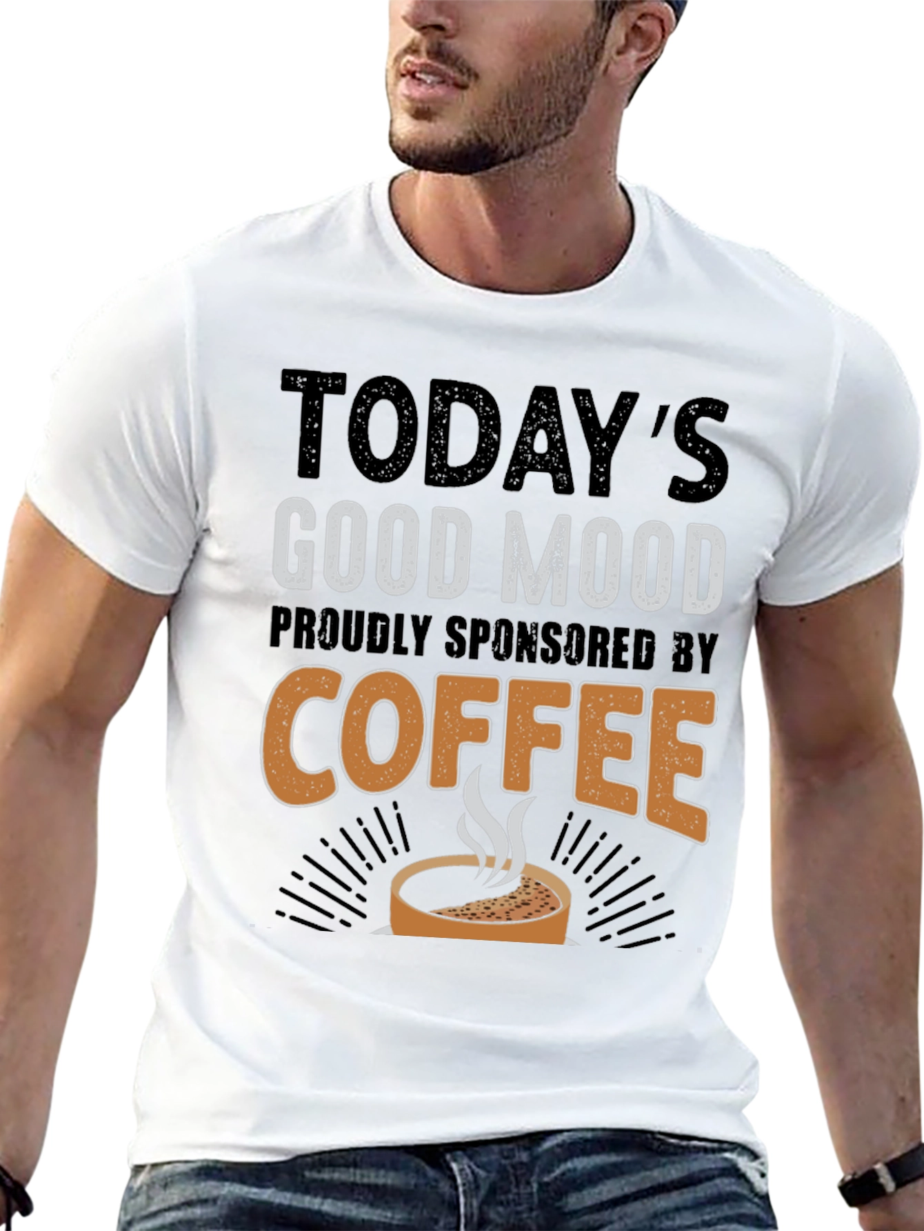 Todays Good Mood Coffee Sponsored T-Shirt