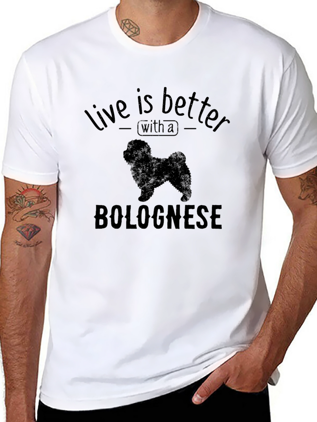 Live is Better With a Bolognese T-Shirt
