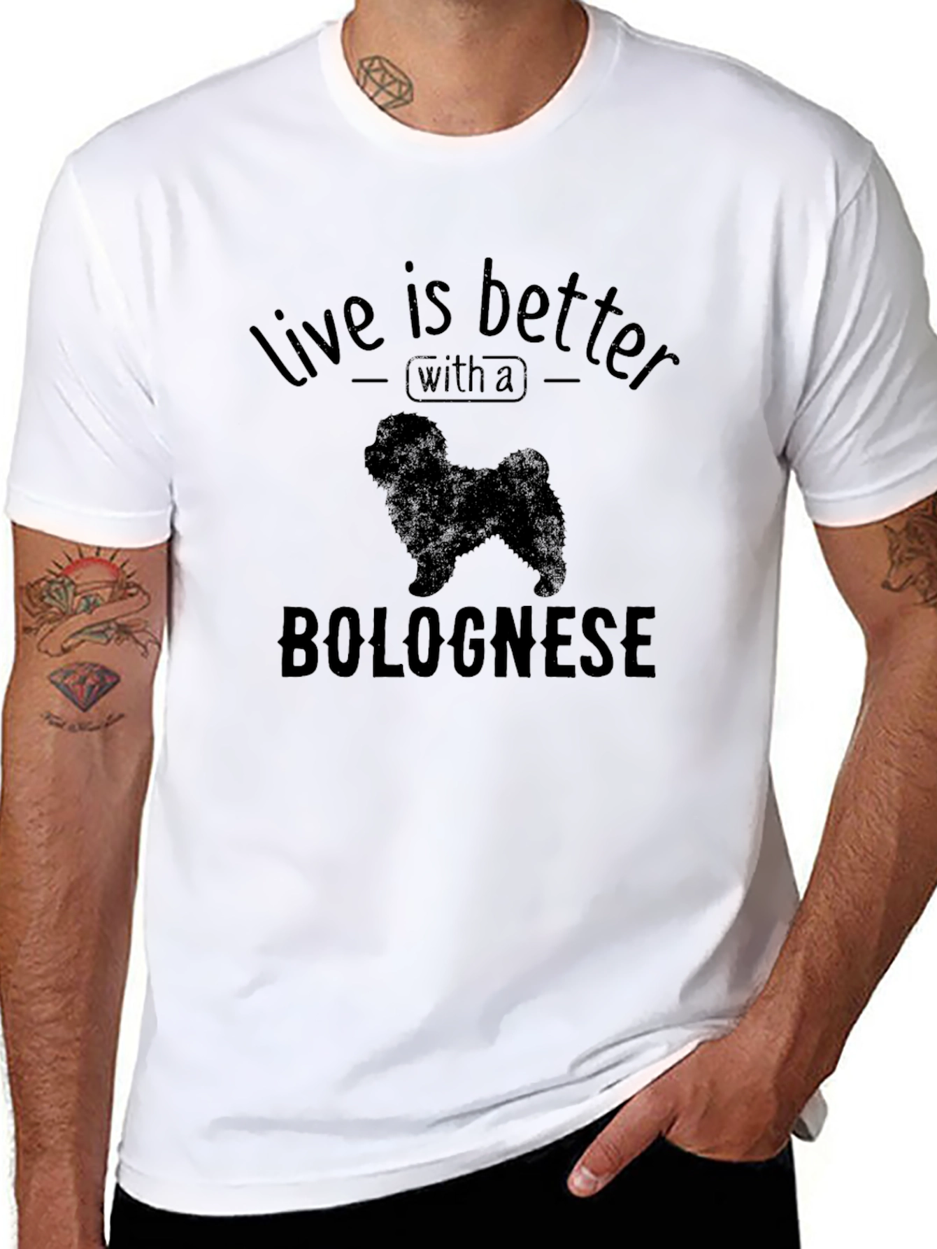 Live is Better With a Bolognese T-Shirt