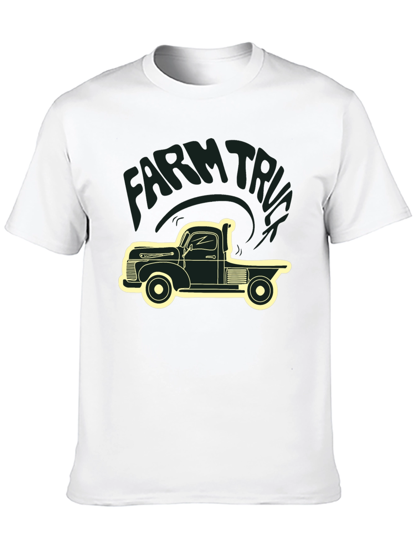 Farm Truck Graphic Tee - Classic Pickup Design