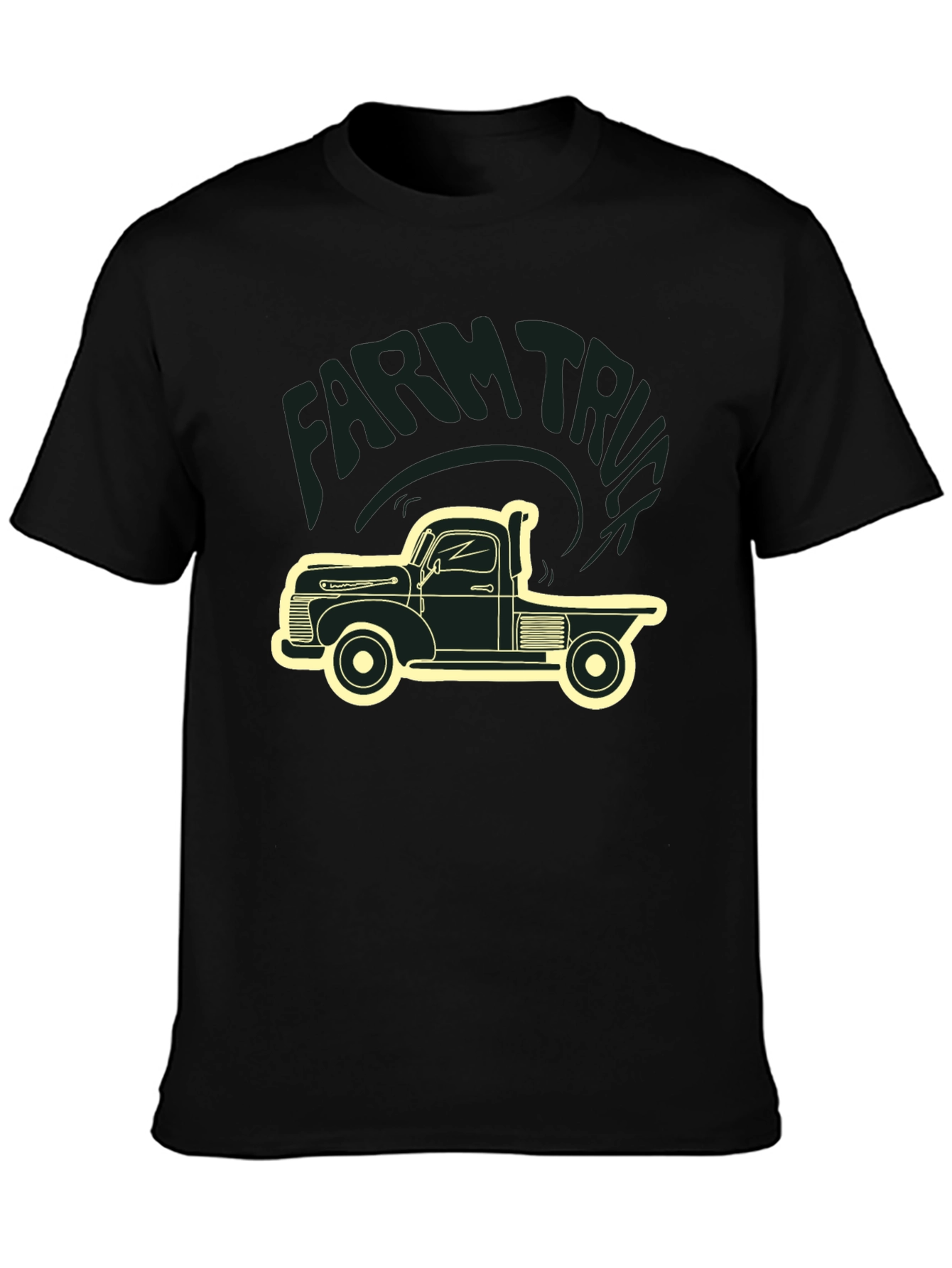 Farm Truck Graphic Tee - Classic Pickup Design