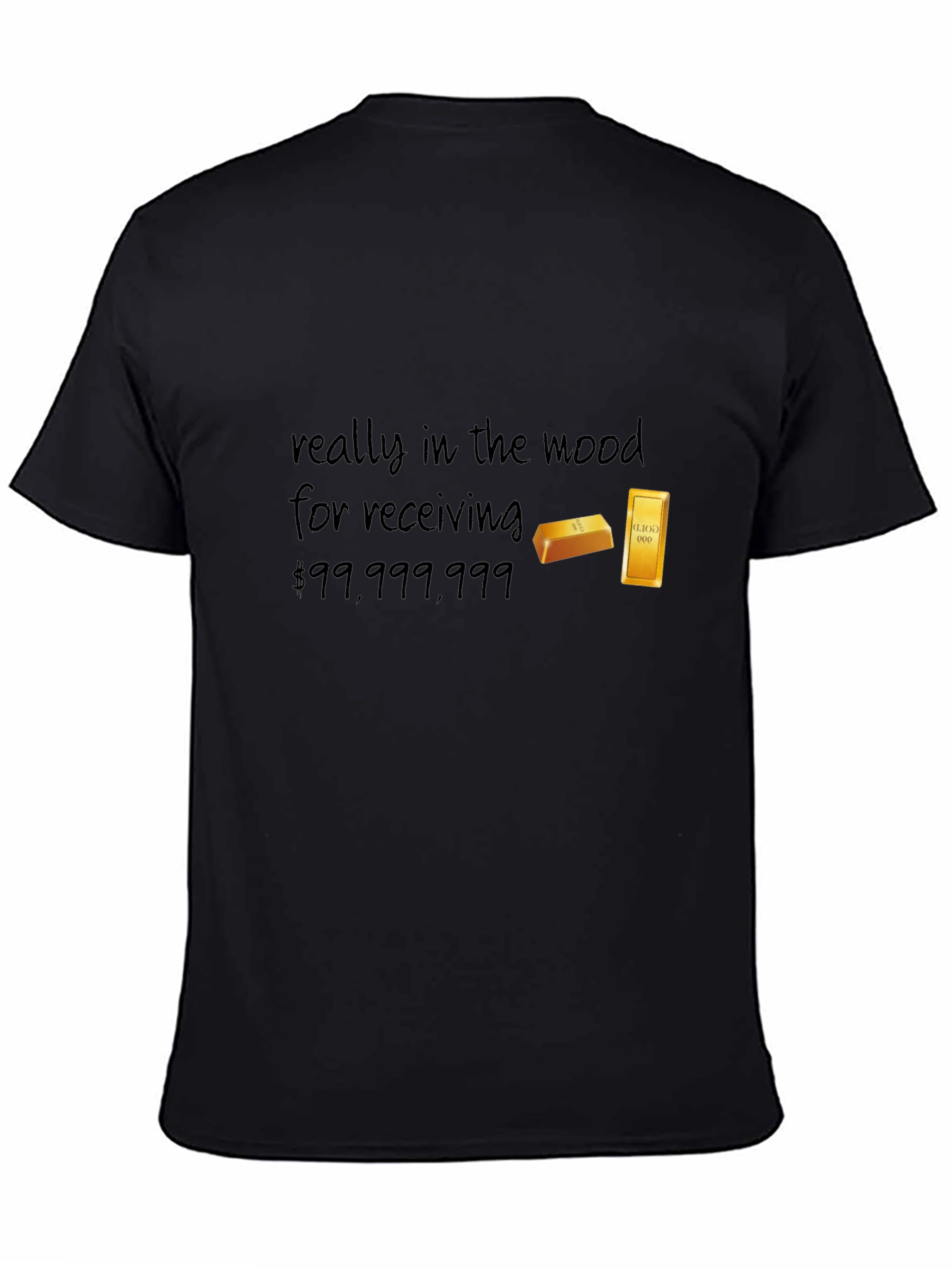 Mood for Millions Black T-Shirt