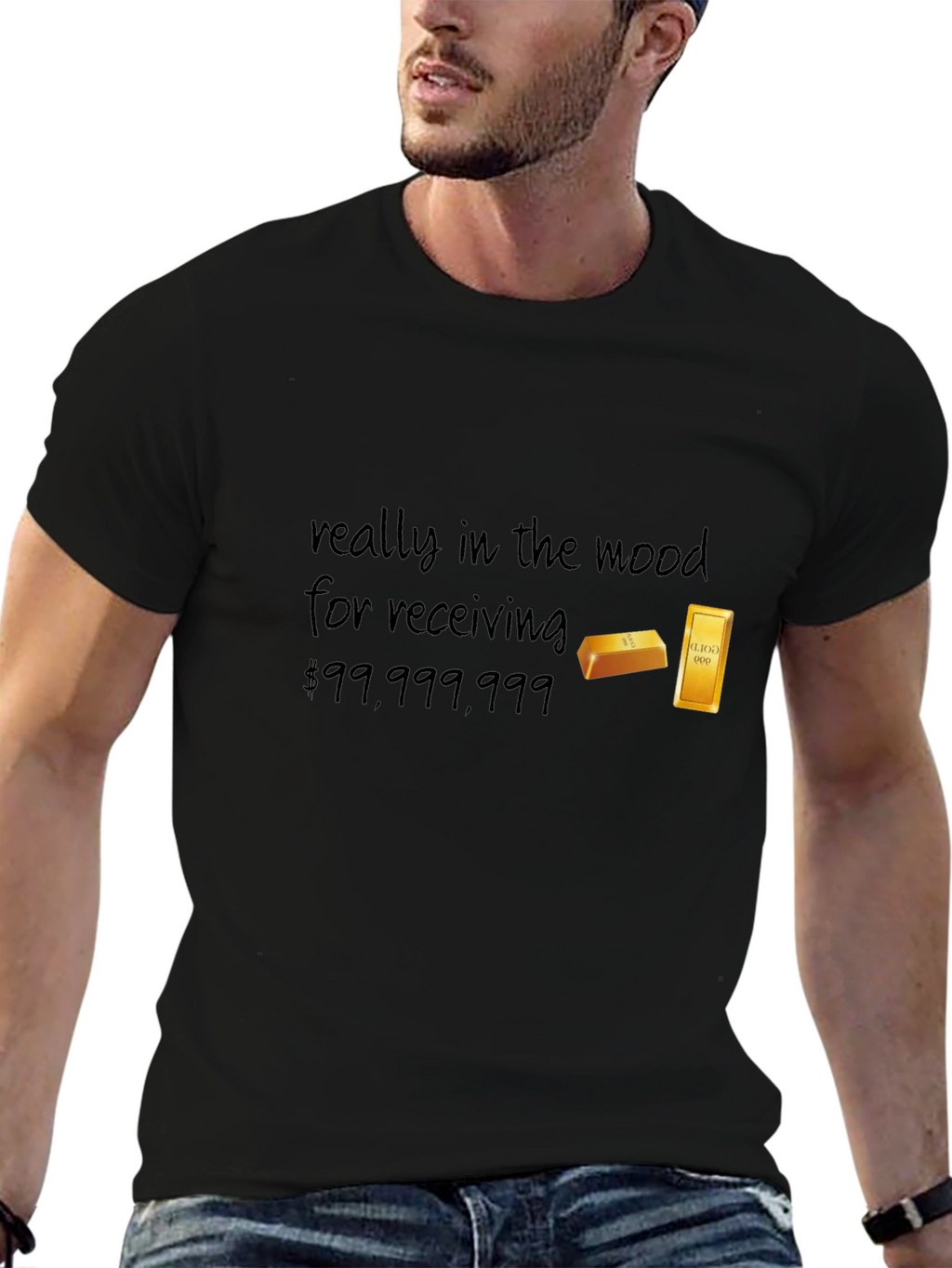 Mood for Millions Black T-Shirt