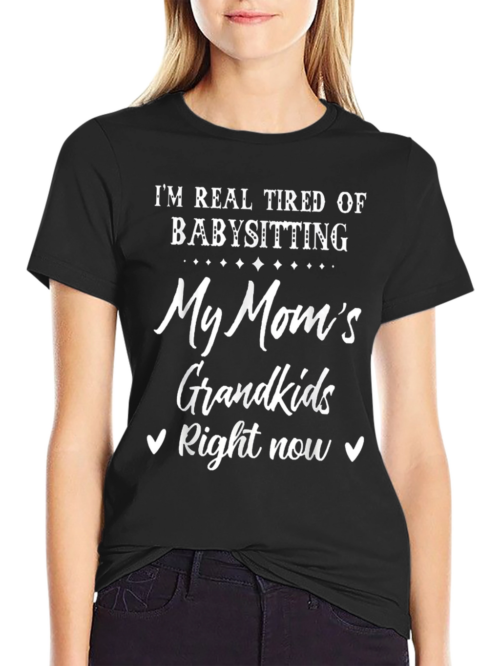 Tired of Babysitting Grandkids Graphic Tee