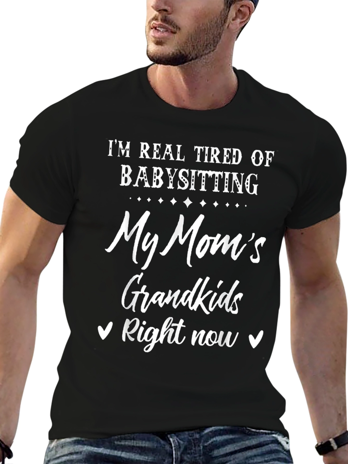 Tired of Babysitting Grandkids Graphic Tee