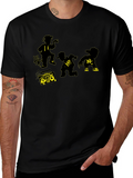 Retro Hip Hop Crew T-Shirt - Classic Boombox Design
