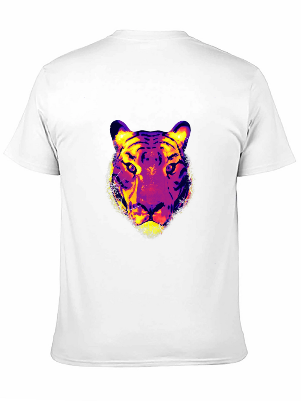 Vivid Tiger Graphic Print T-Shirt