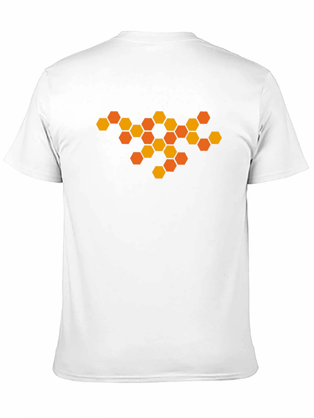 Honeycomb Graphic Tee - Modern Geometric Design