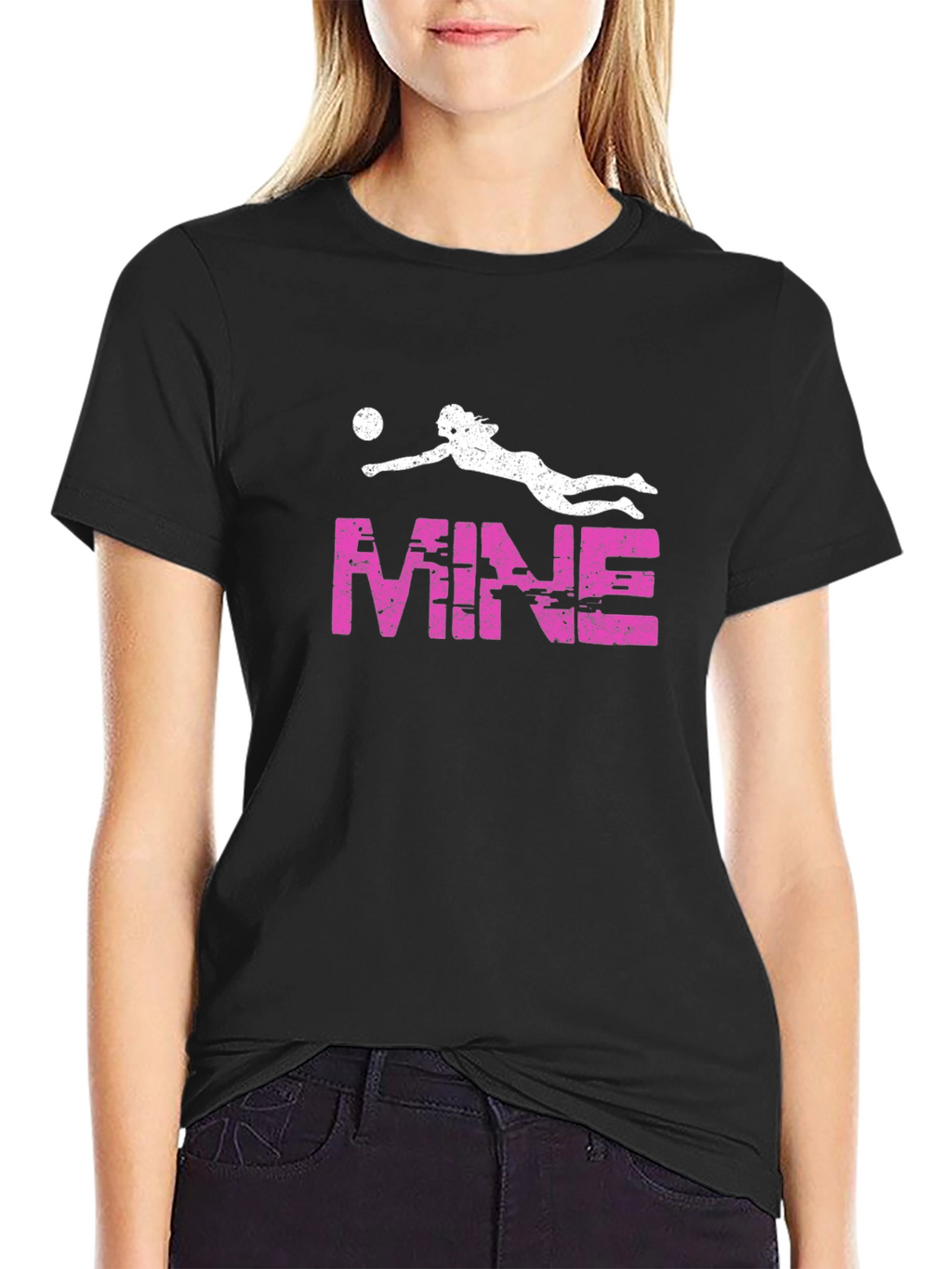 Volleyball Player MINE Graphic T-Shirt