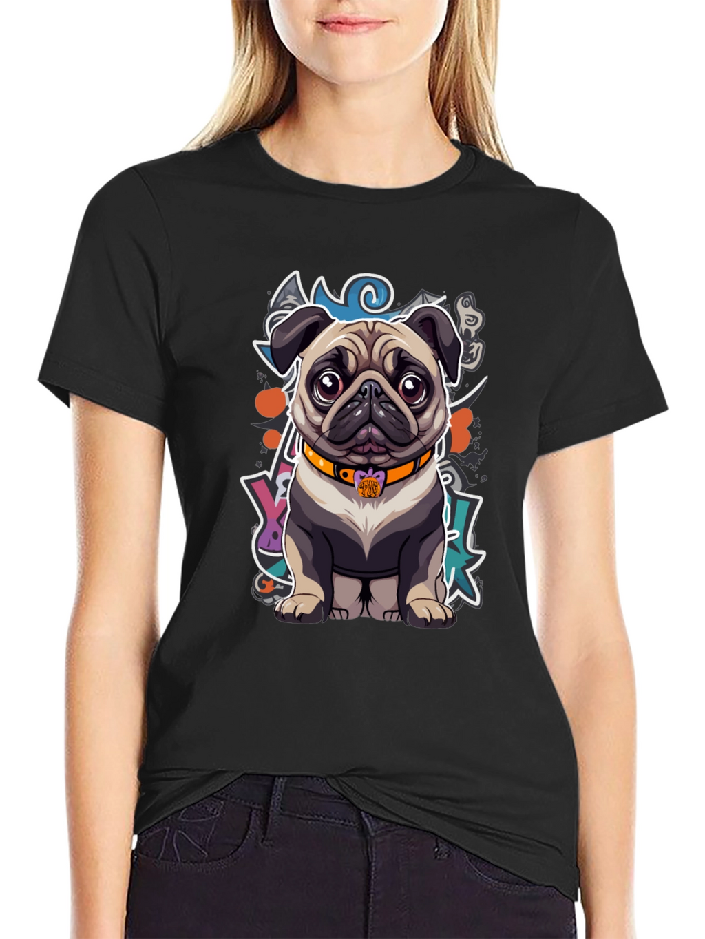 Pug Graphic T-Shirt