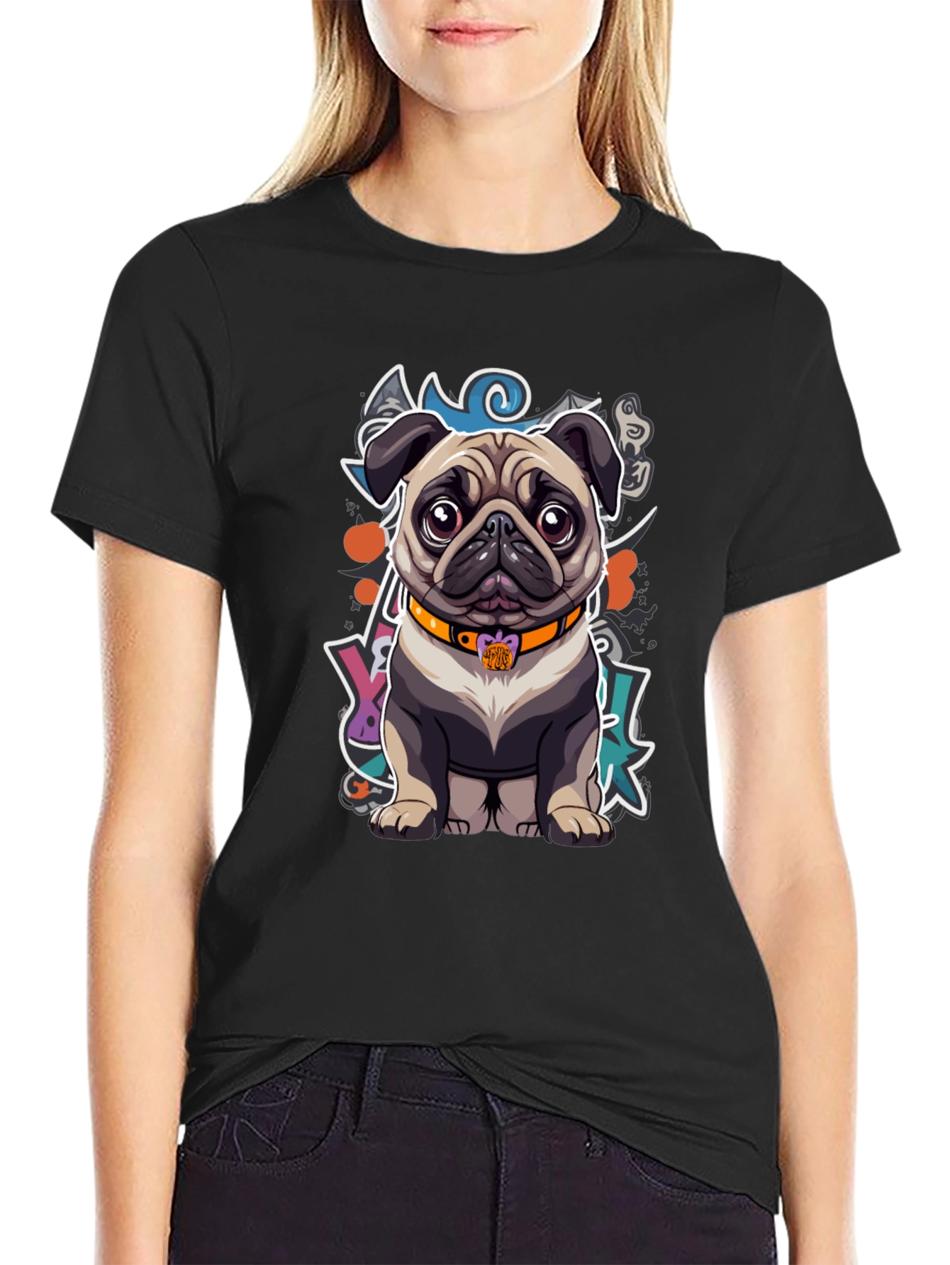 Pug Graphic T-Shirt