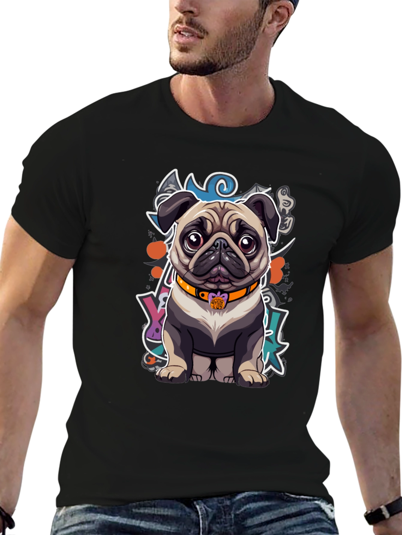 Pug Graphic T-Shirt