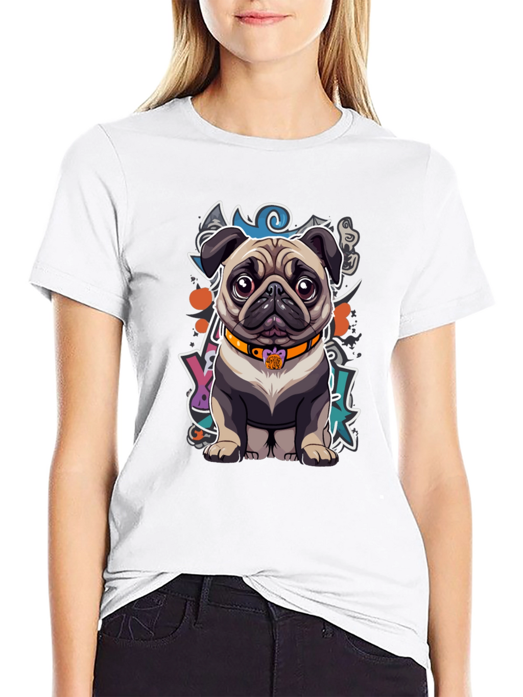 Pug Graphic T-Shirt