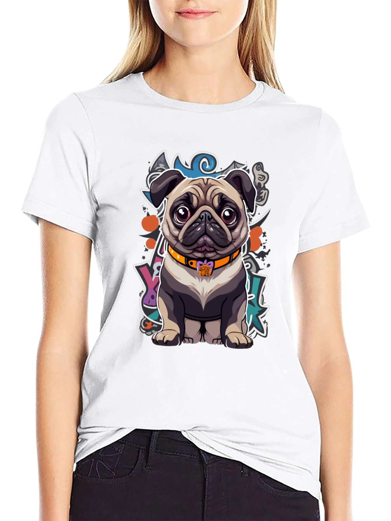 Pug Graphic T-Shirt