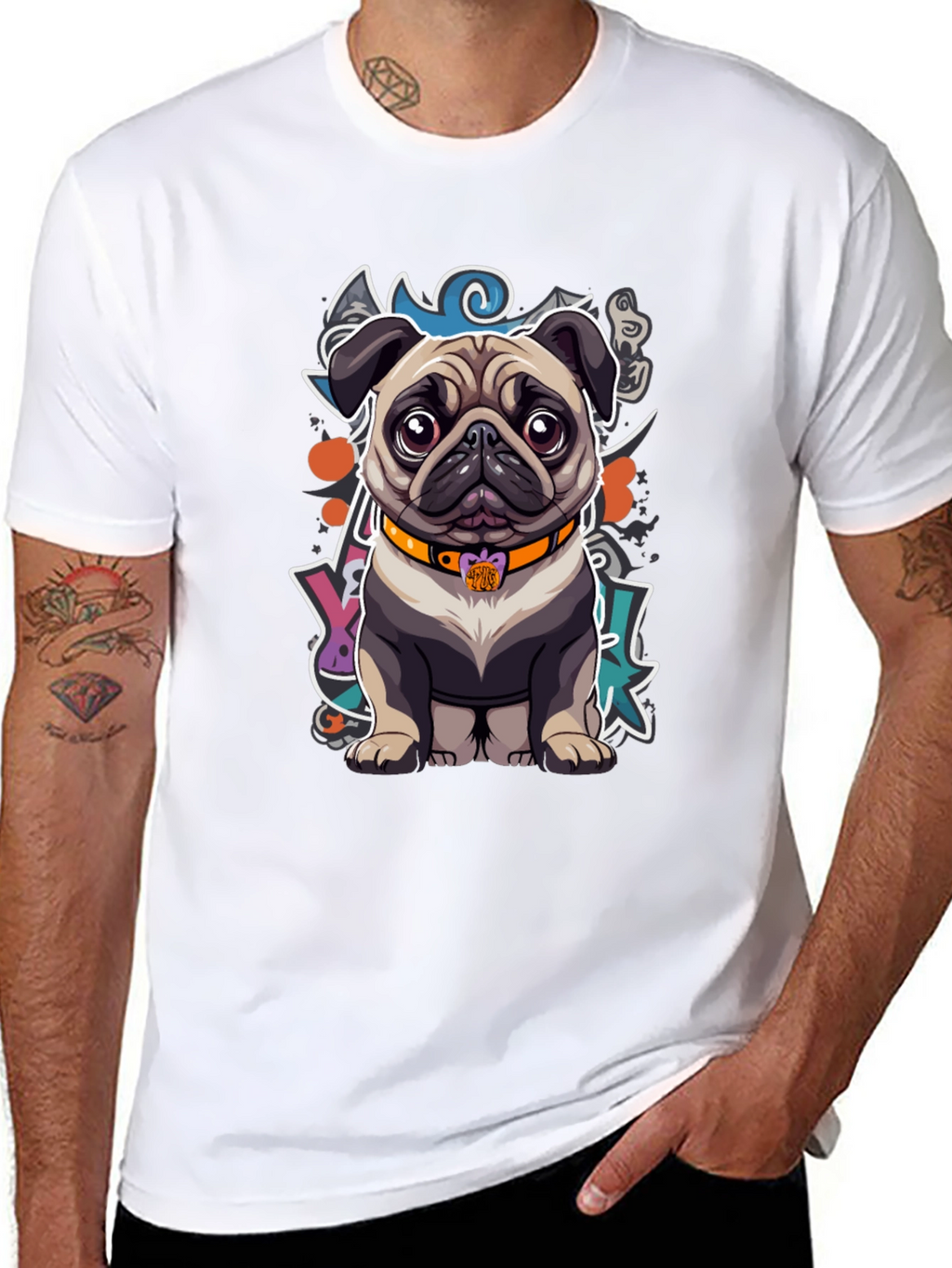 Pug Graphic T-Shirt