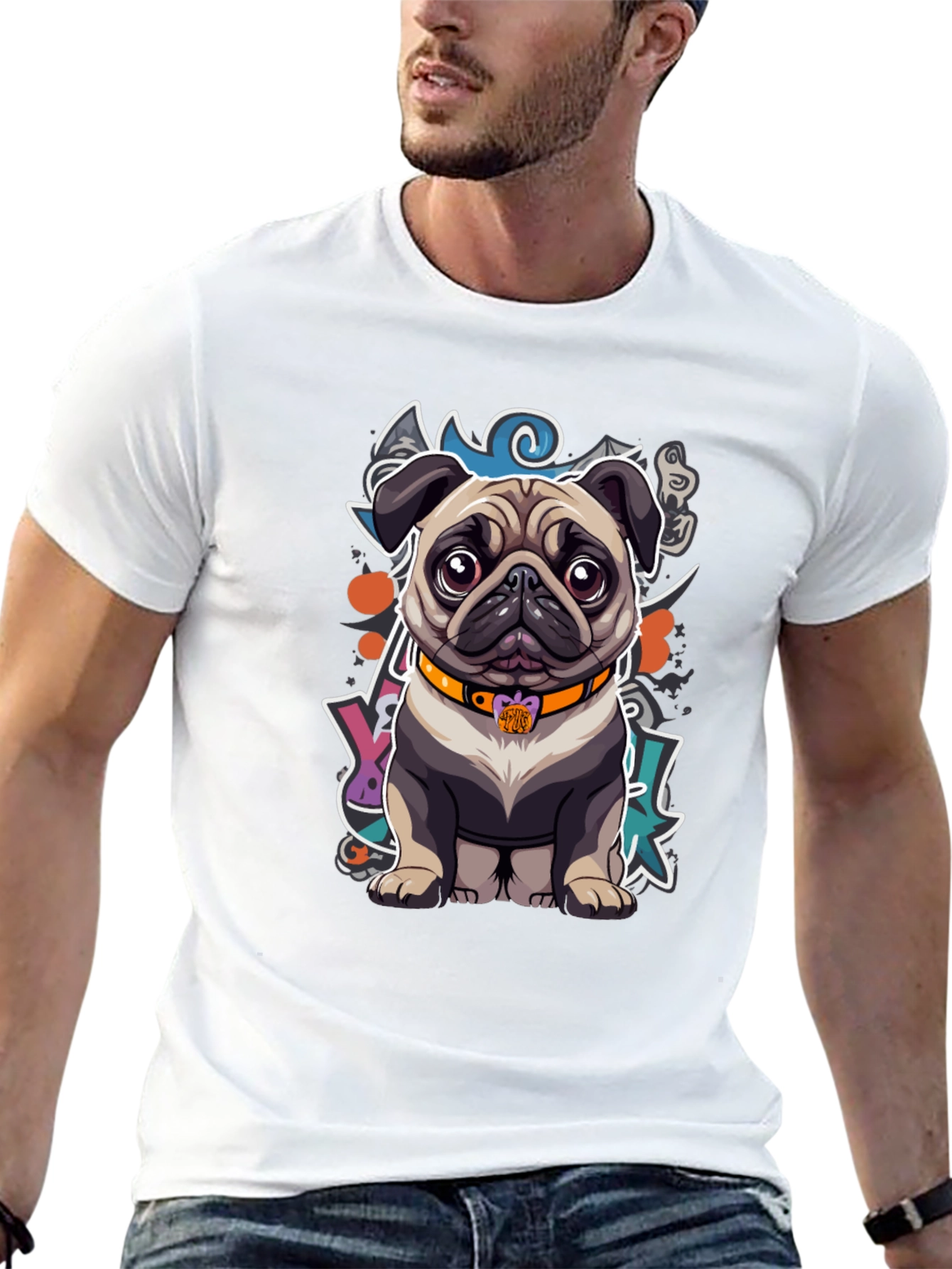 Pug Graphic T-Shirt