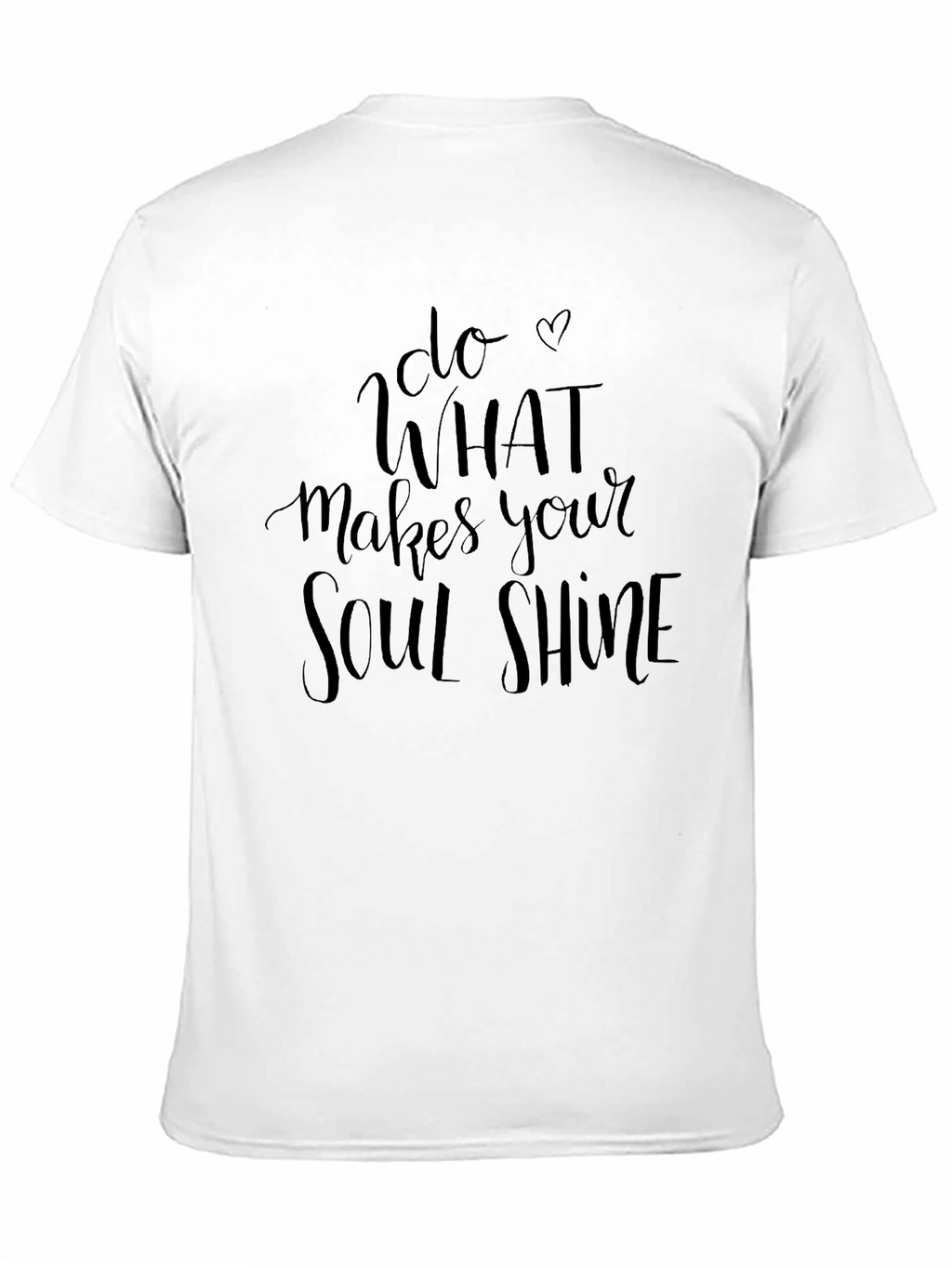 Soul Shine Graphic Tee - Inspirational Black T-Shirt