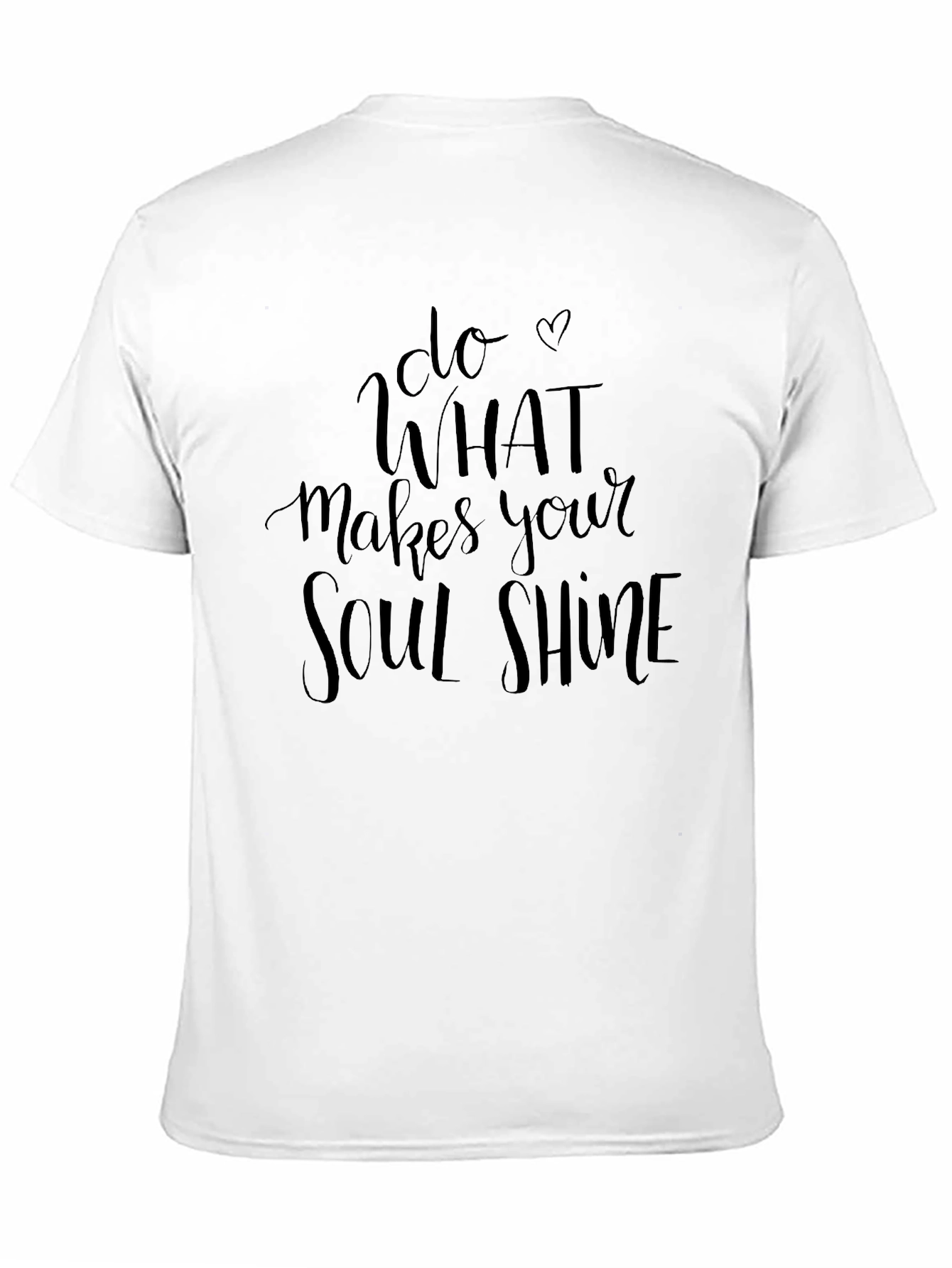 Soul Shine Graphic Tee - Inspirational Black T-Shirt