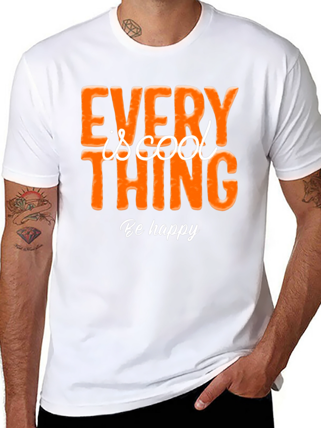 Every Thing is Cool Graphic Tee - Be Happy