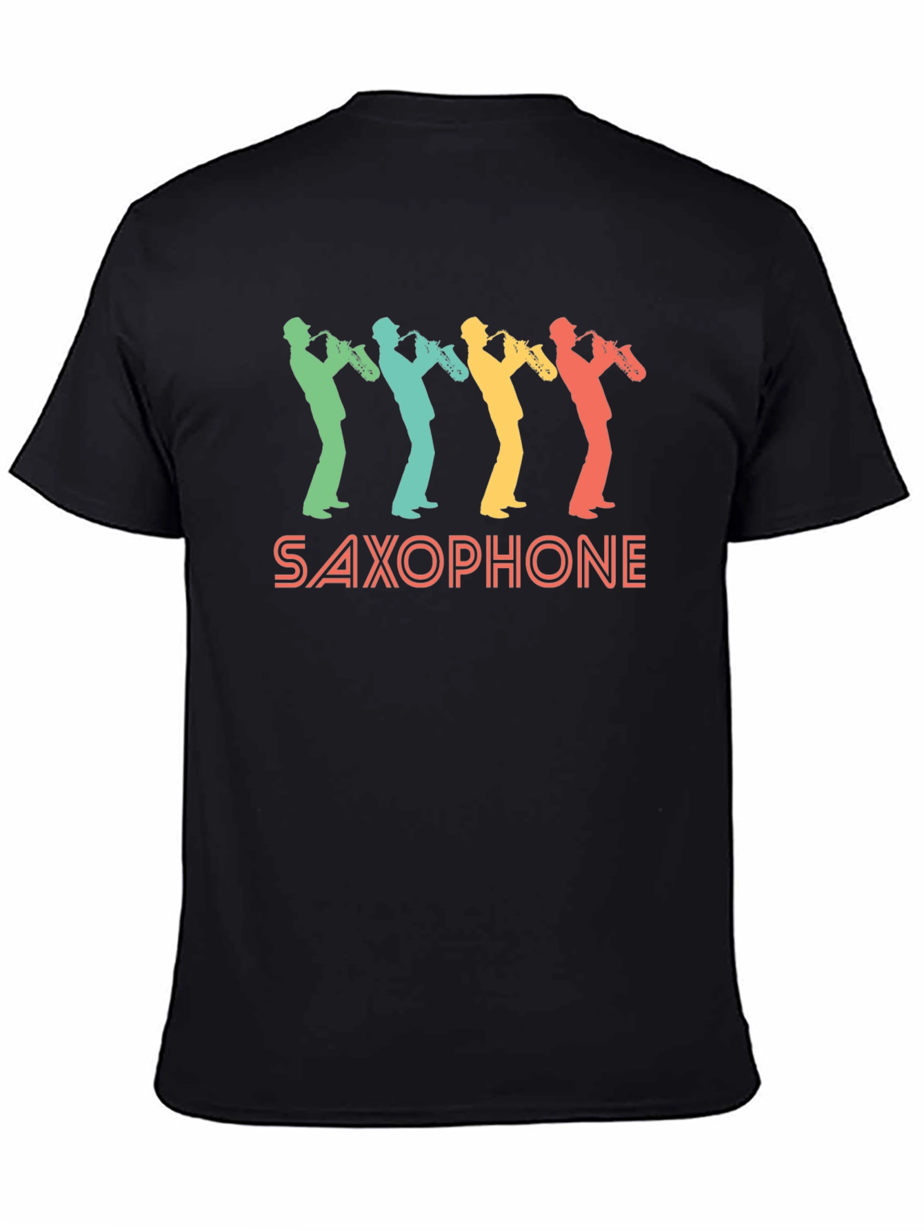 Retro Saxophone Player Graphic Tee