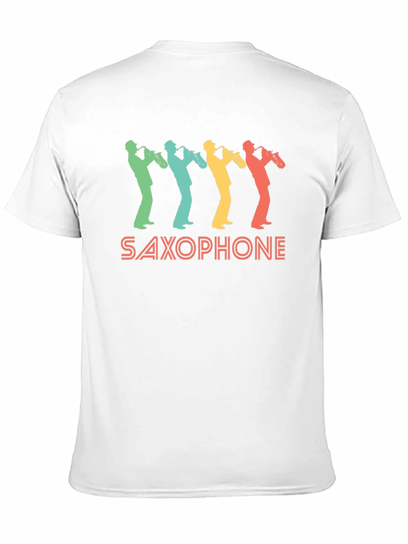 Retro Saxophone Player Graphic Tee