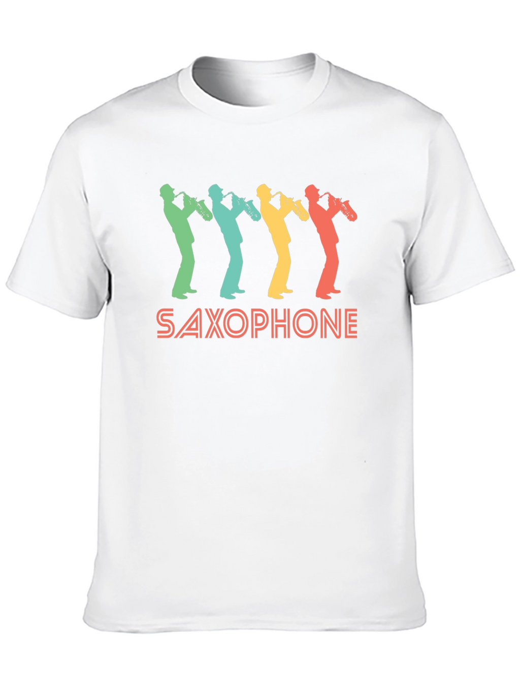 Retro Saxophone Player Graphic Tee