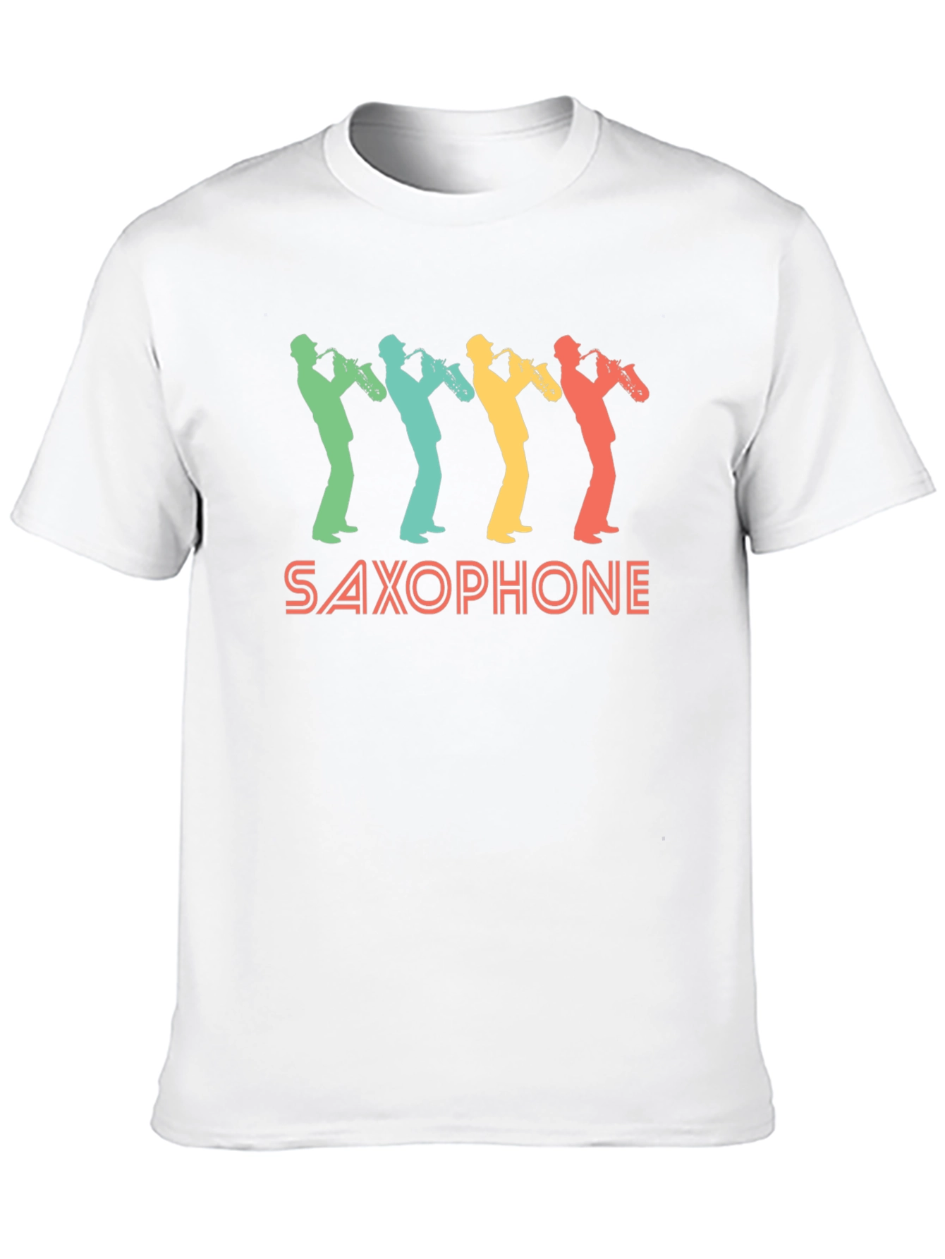 Retro Saxophone Player Graphic Tee