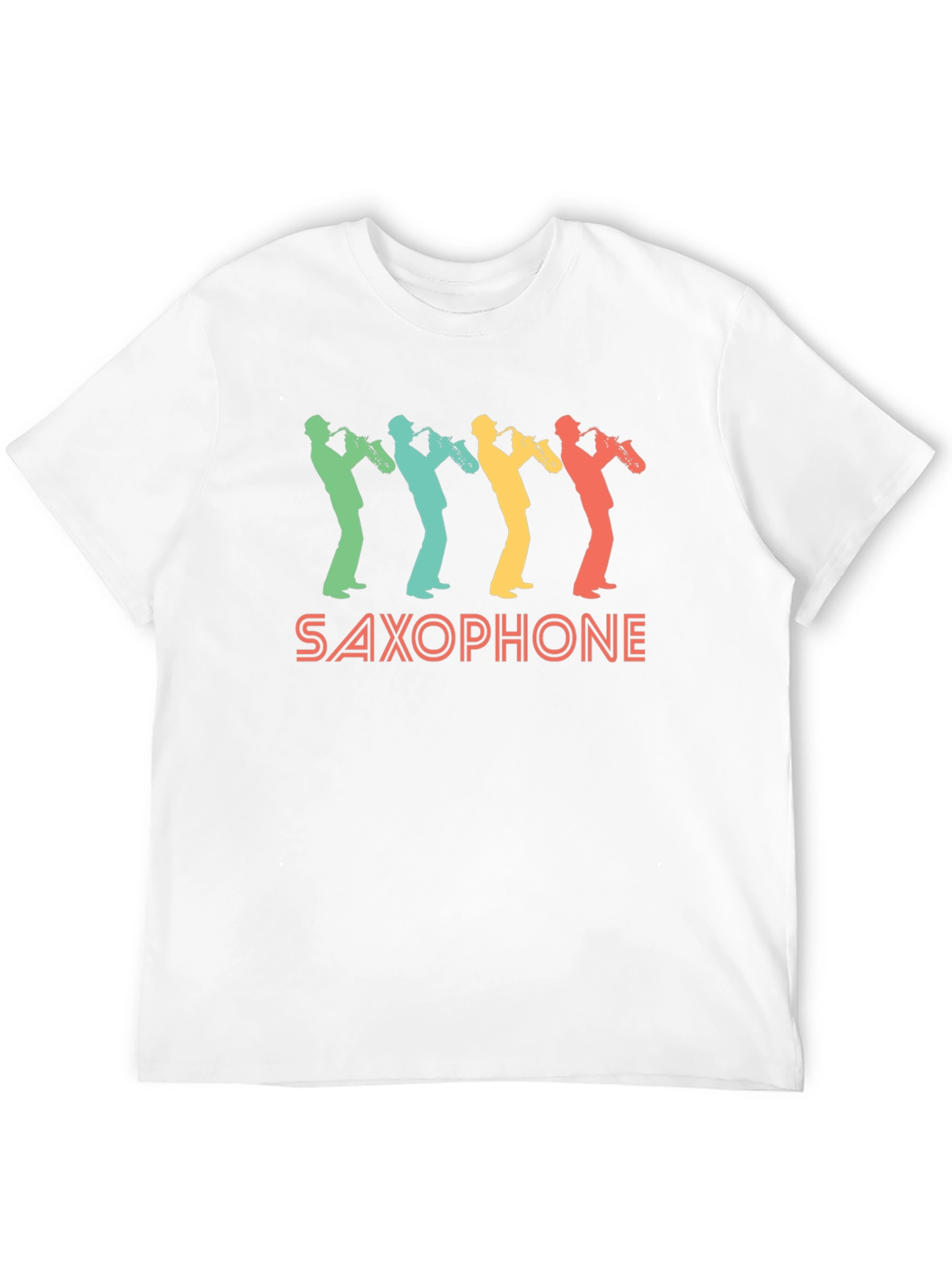 Retro Saxophone Player Graphic Tee