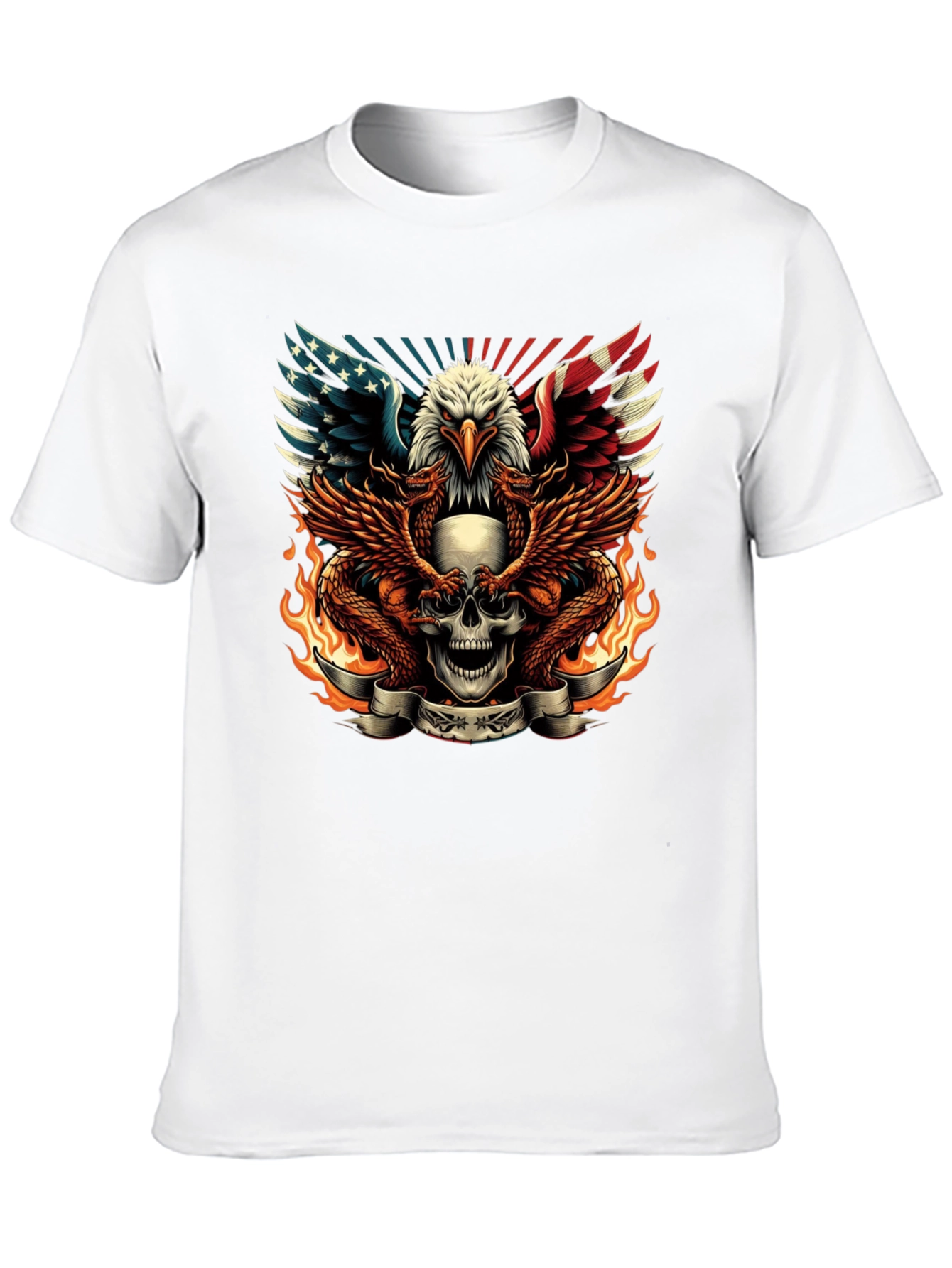 Eagle Skull & Dragon T-Shirt