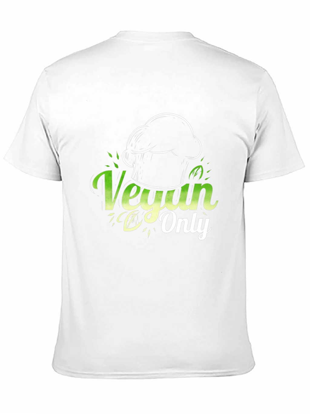Vegan Only Chef T-Shirt - Stylish & Comfortable
