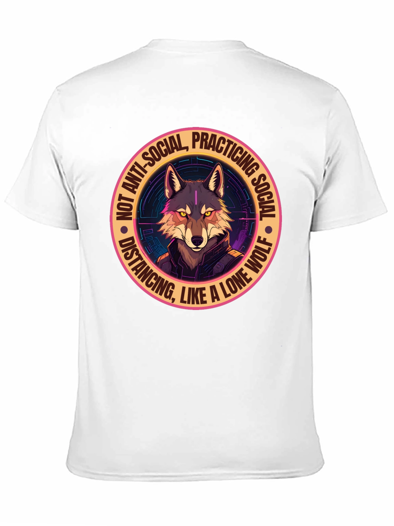 Lone Wolf Social Distancing Graphic Tee