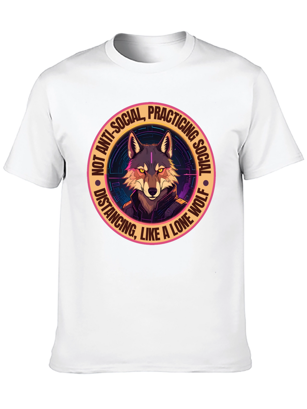 Lone Wolf Social Distancing Graphic Tee